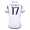 Real Madrid Lucas V. 17 Hjemme 23-24 - Herre Fotballdrakt